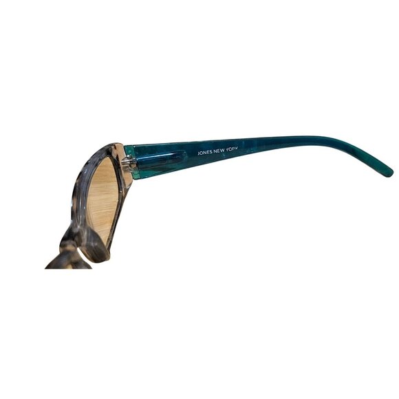 Reading Glasses Frame Jones New York Women's Rectangular +1.50 Tortoise & Teal - Picture 7 of 9